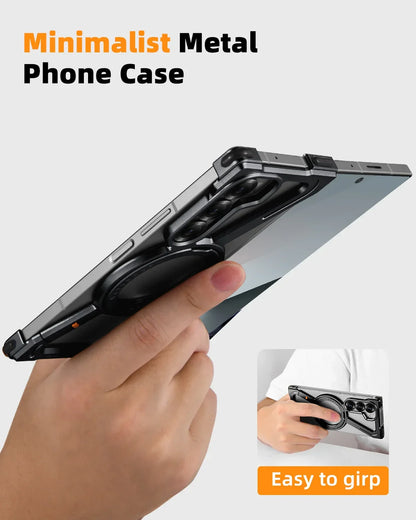 FlexiShield Z Fold Series – 360° Magnetic Stand & Grip + FREE Front & Back screen