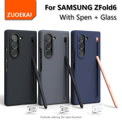 SleekGuard Z Fold 6 Case S-Pen & Shockproof Protection