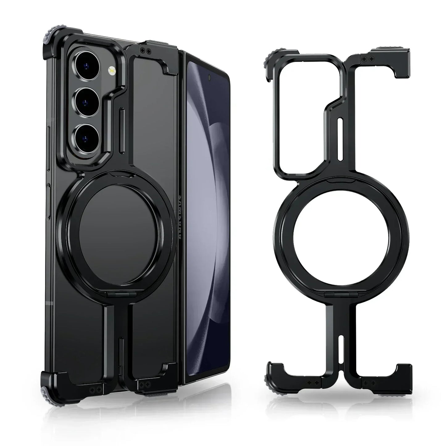 MagFrame Pro Case for Z Fold 6/5 - Frameless & Magnetic Stand