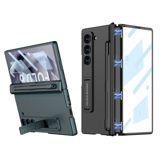 Z Fold 6 360° Hinge Case with Screen Film, Pen Slot & Kickstand 2.0