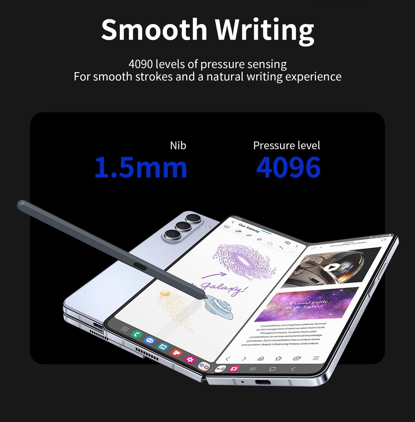 PrecisionFlow Electromagnetic S Pen for Galaxy Z Fold